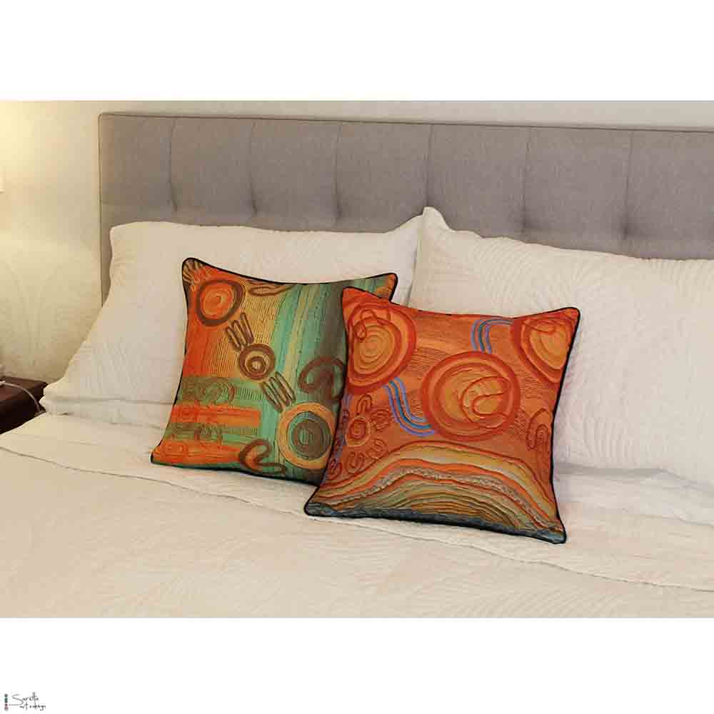 Cushion Cover - Tankaan – Mother - Saretta Art & Design