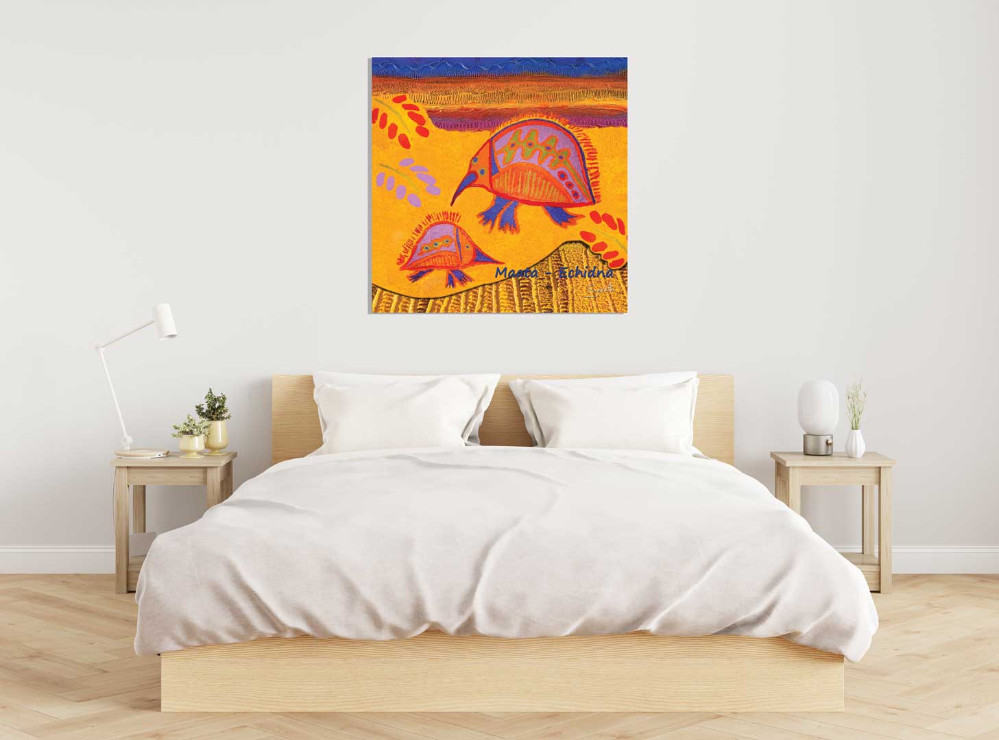 Canvas Print - Totem Maata Echidna - Saretta Art & Design