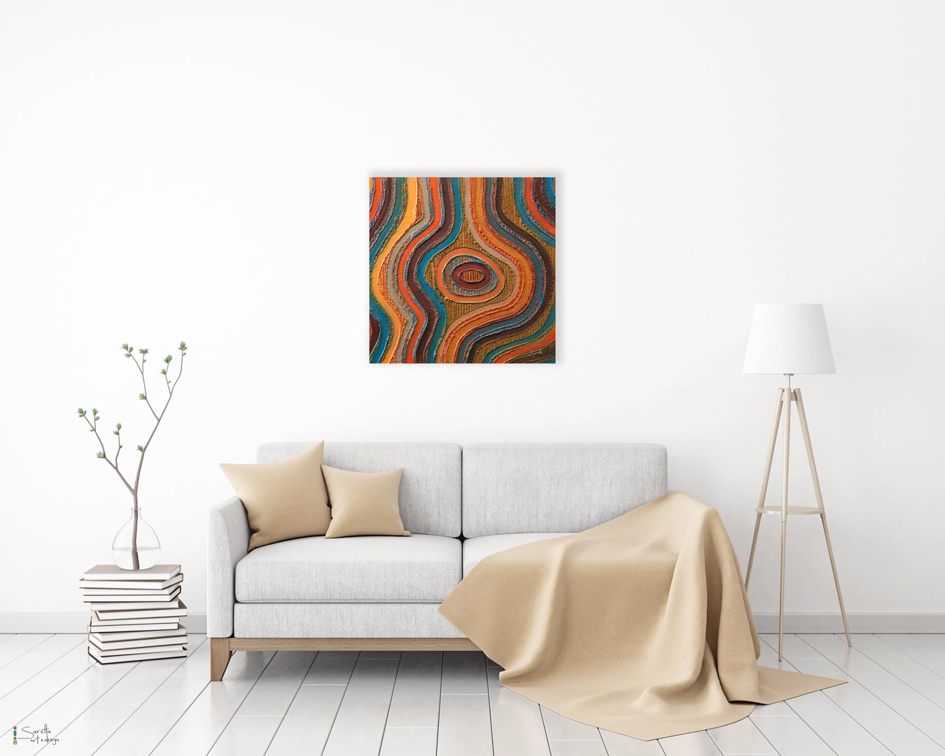 Canvas Print - Ngurakaali Creation - Saretta Art & Design