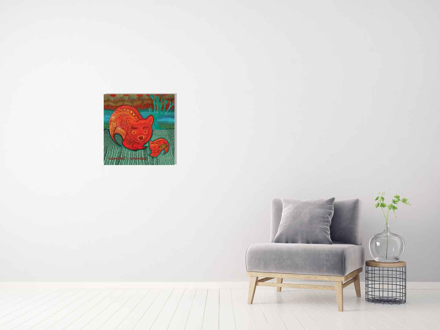 Canvas Print - Totem Wombati Wombat - Saretta Art & Design
