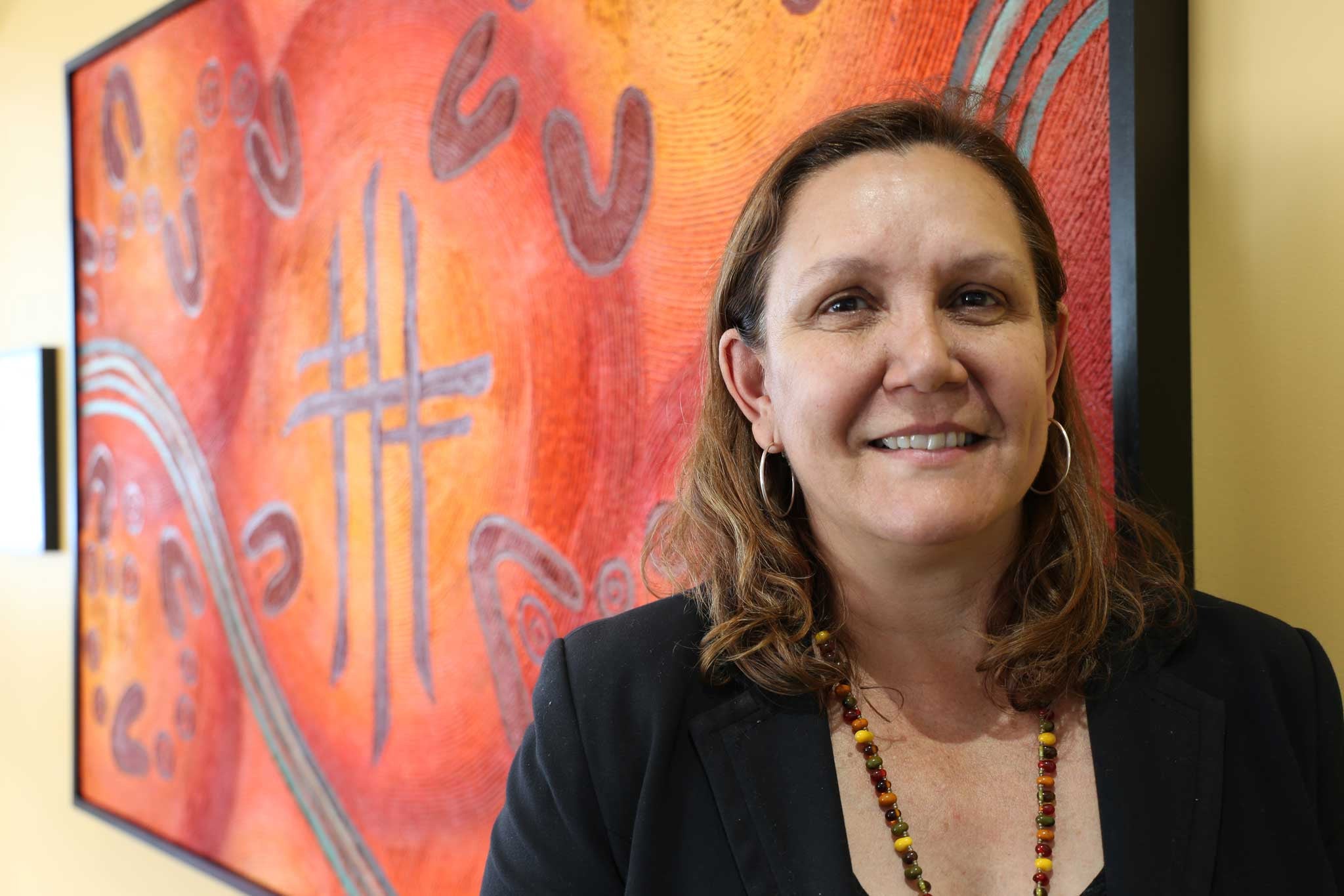 Indigenous painting revealed in new Charlton College building - Lakes Mail