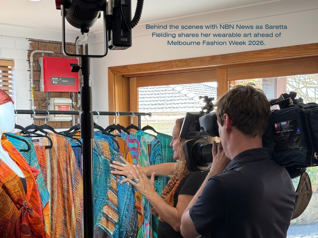 Saretta Fielding Featured on NBN News Ahead of Melbourne Fashion Week