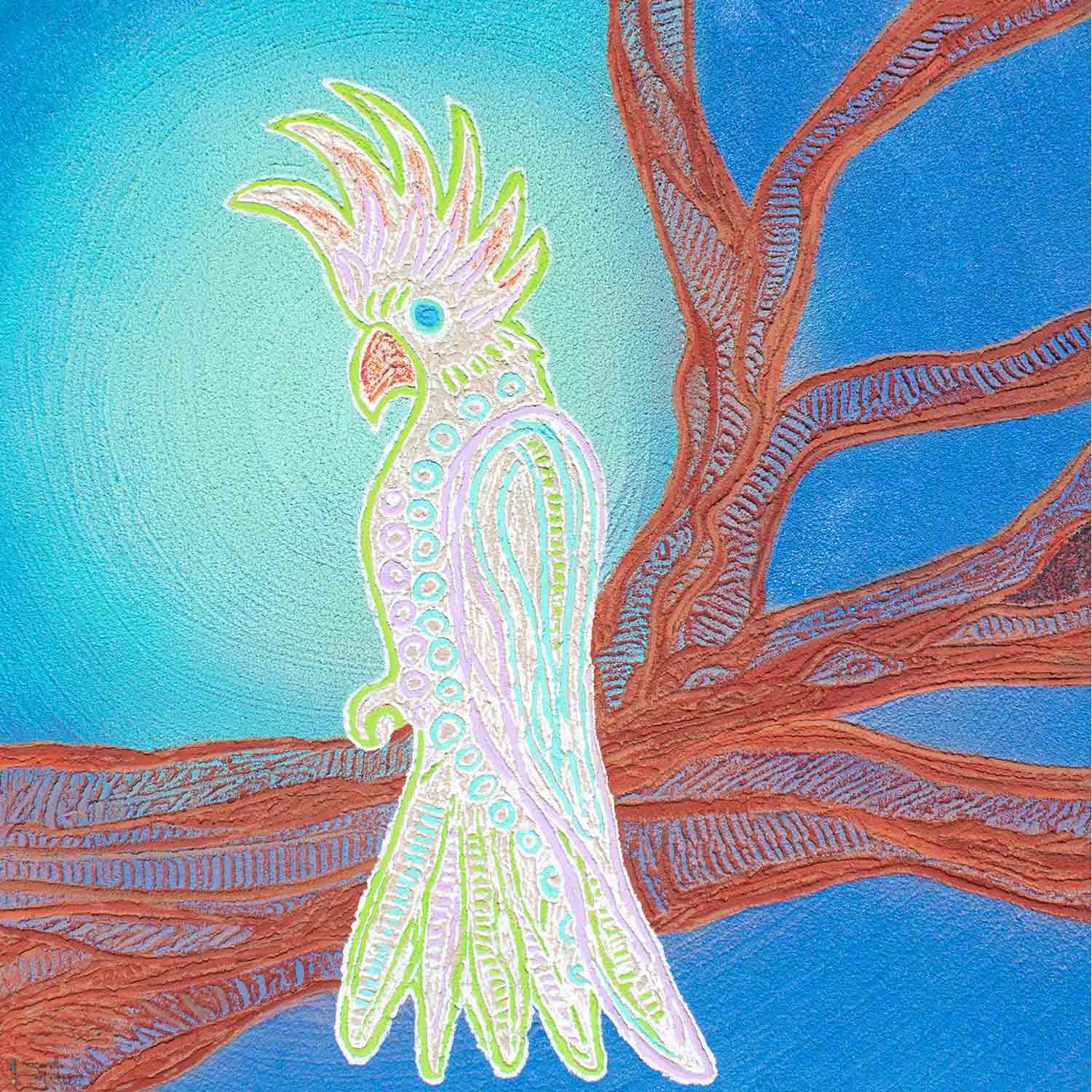 Kaneyung – White Cockatoo - Saretta Art & Design