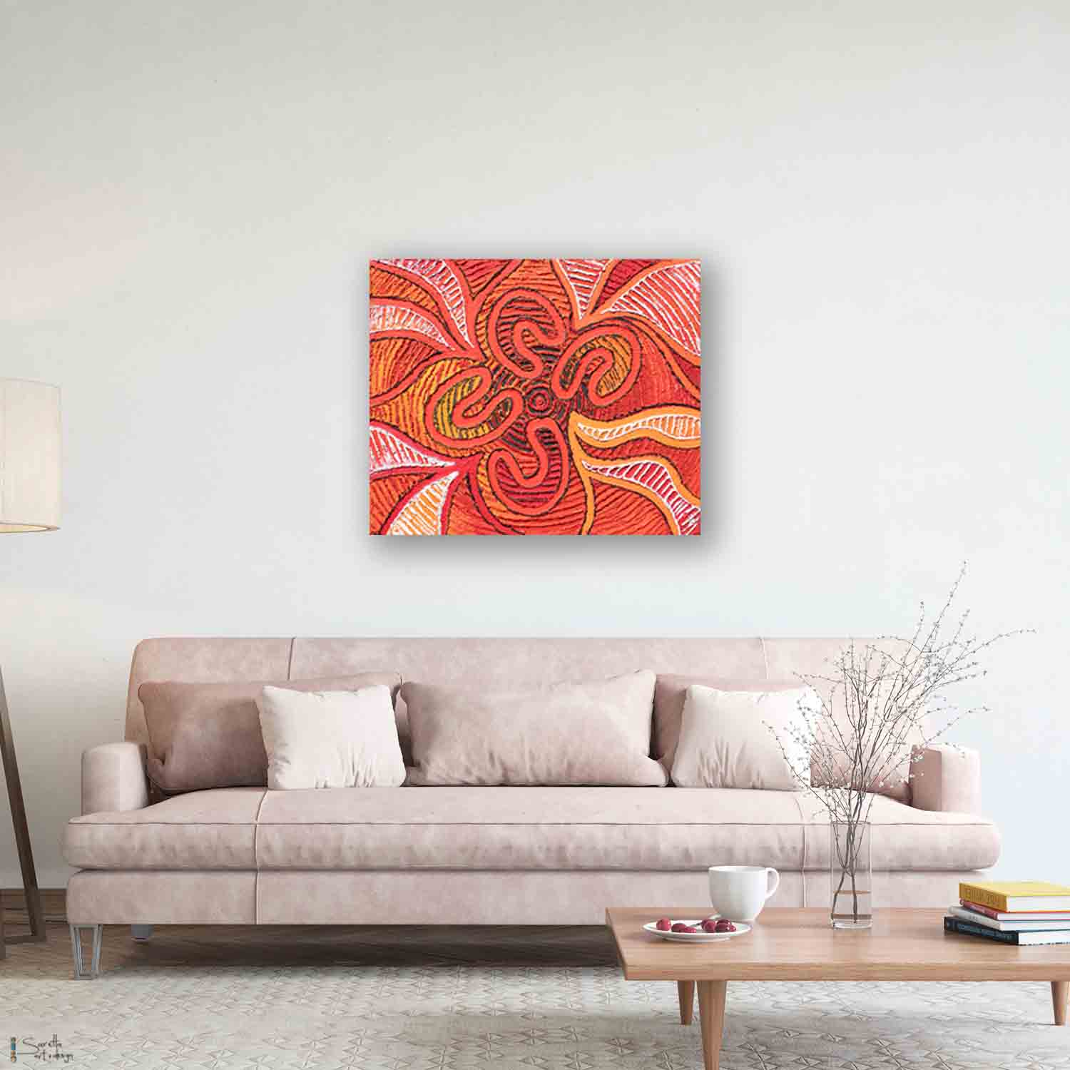 Canvas Print - Blak, Loud and Proud - Keep the fire burning