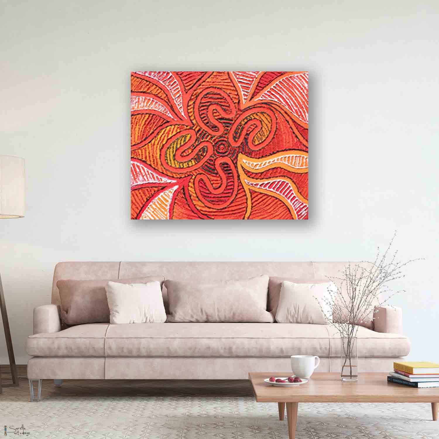 Canvas Print - Blak, Loud and Proud - Keep the fire burning