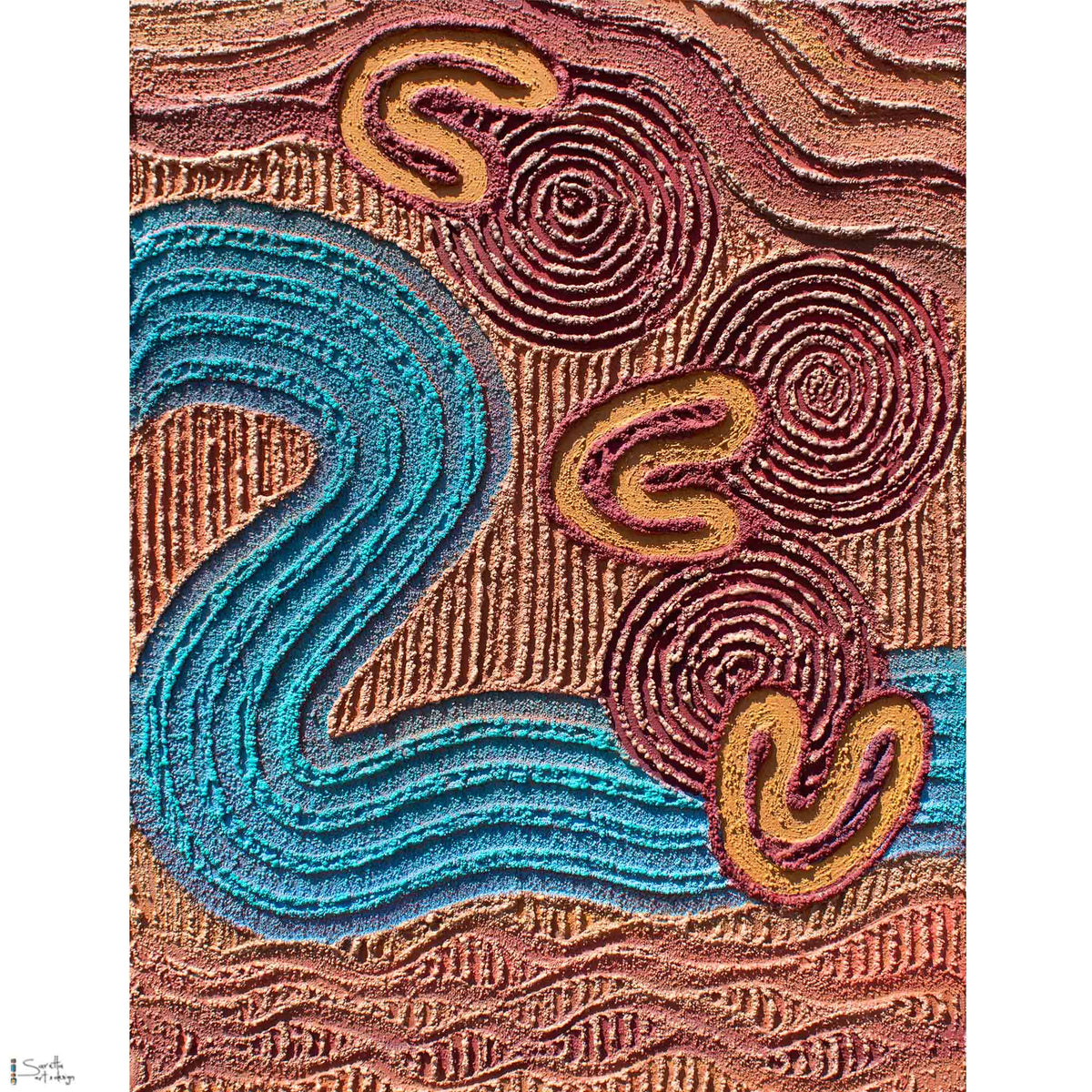 Awabakal Instruments Awabakal Original artwork by Saretta – Saretta Art & Design