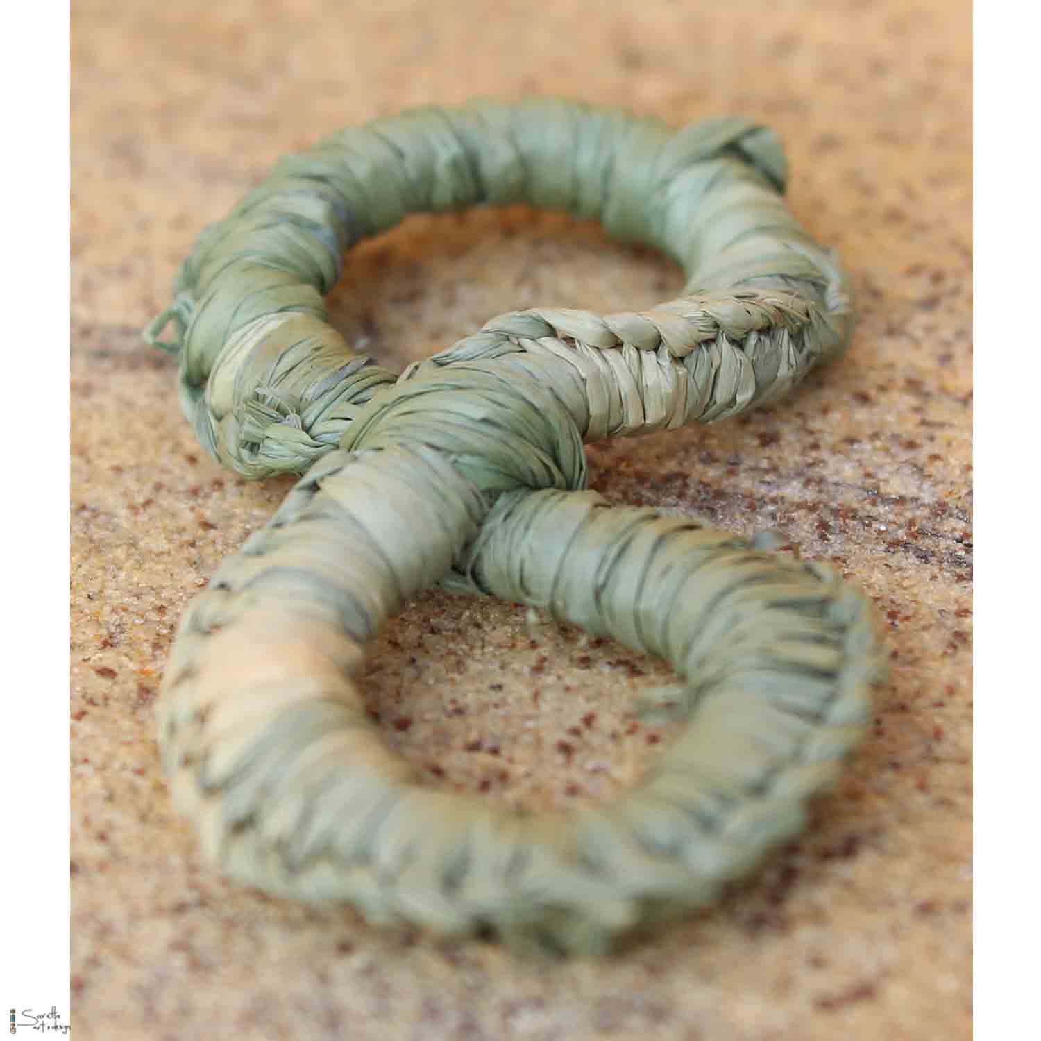 Thread Through, Woven Buckle - hand woven