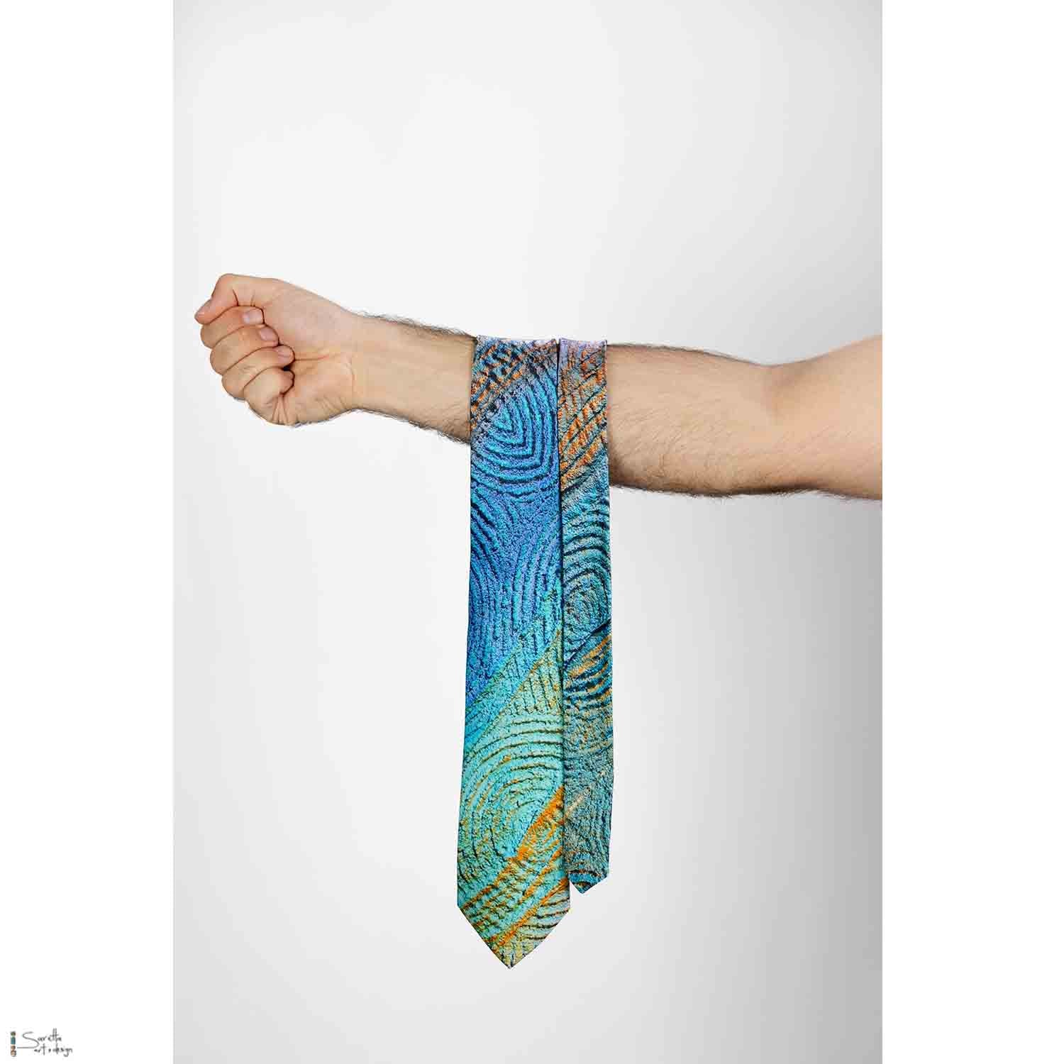 Men's Tie - Yutiliko - Guide - Saretta Art & Design