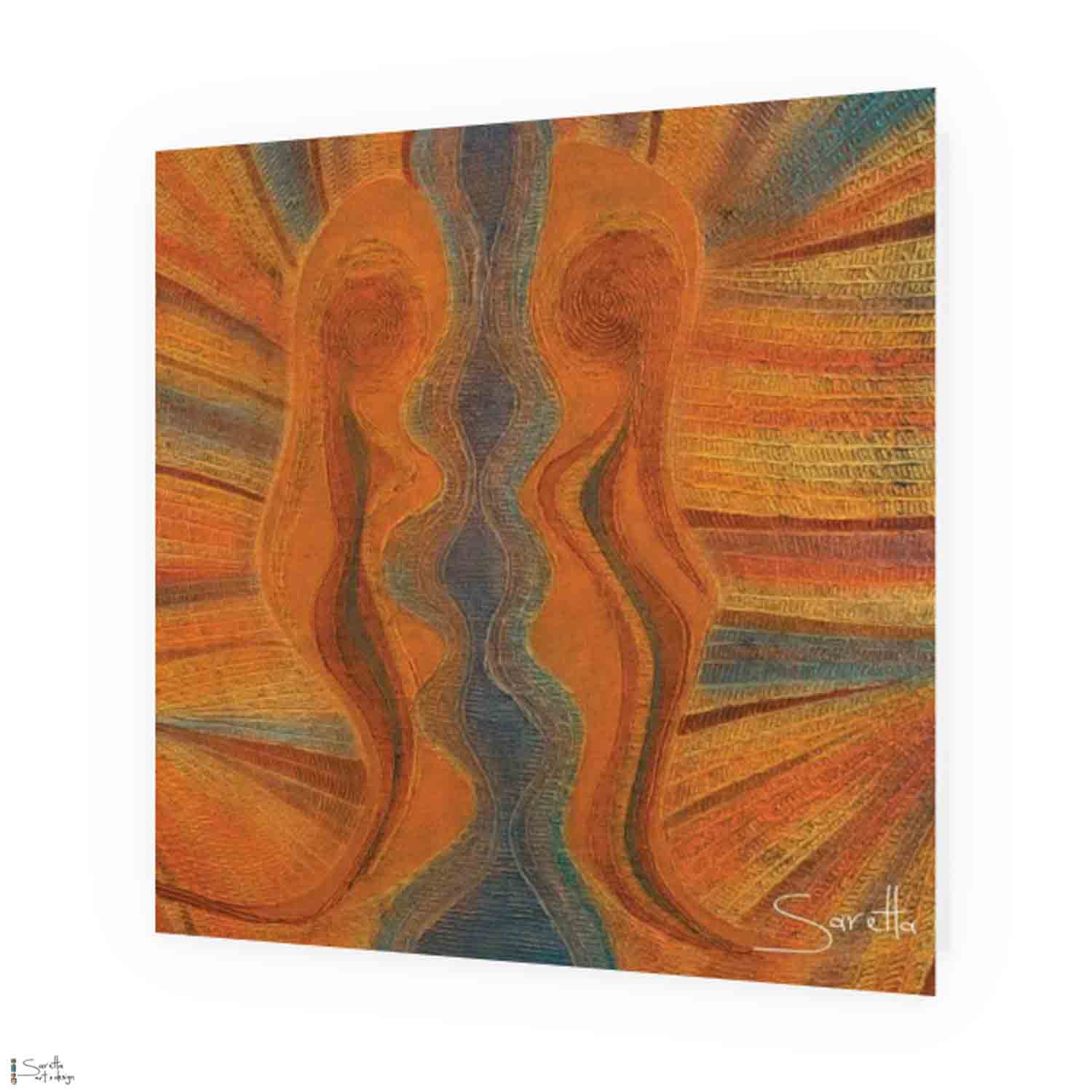 Greeting Card - Kaling Parai – Malangbula - Two Together (Swansea Heads)