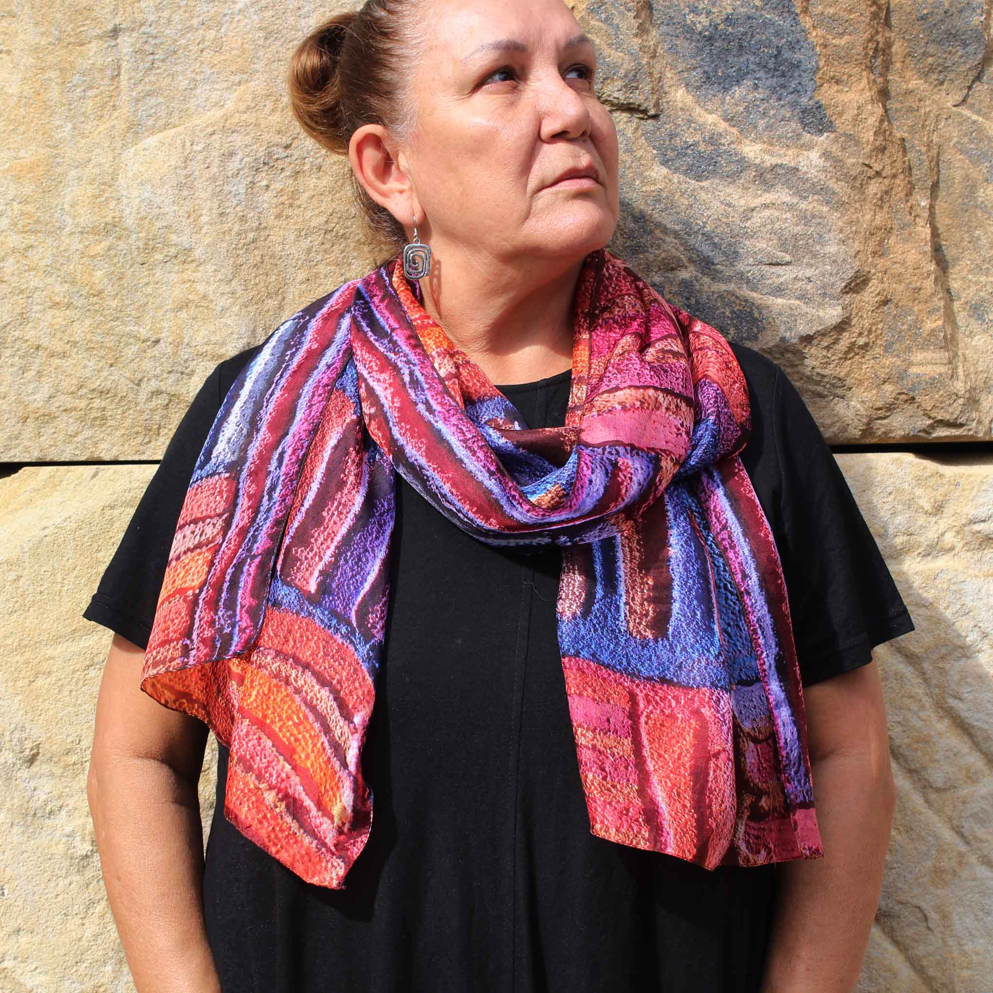 Pila Turr – Sunset Silk Scarf