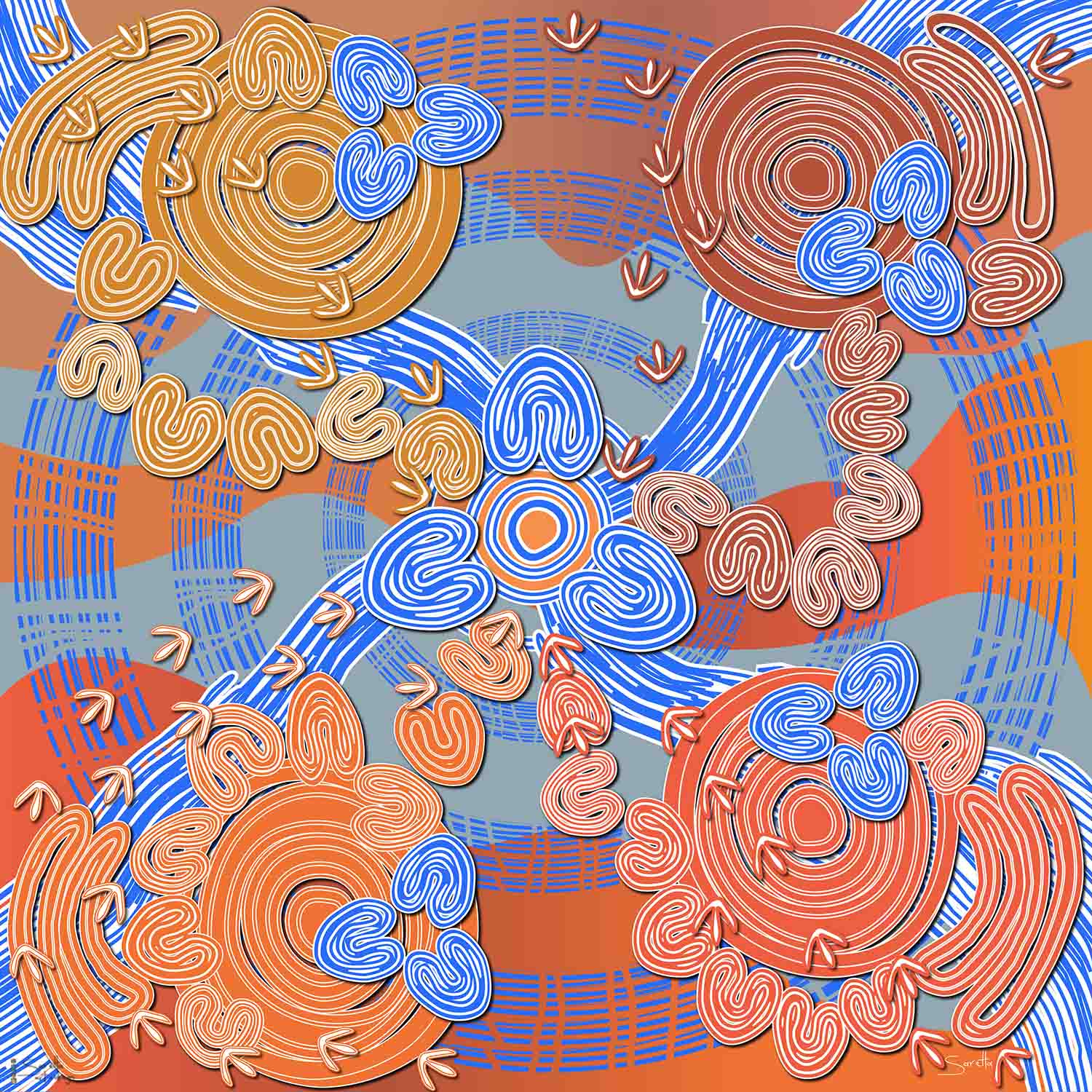 Stockland, Nakiliko Booran – ‘See the Dream' - Saretta Art & Design