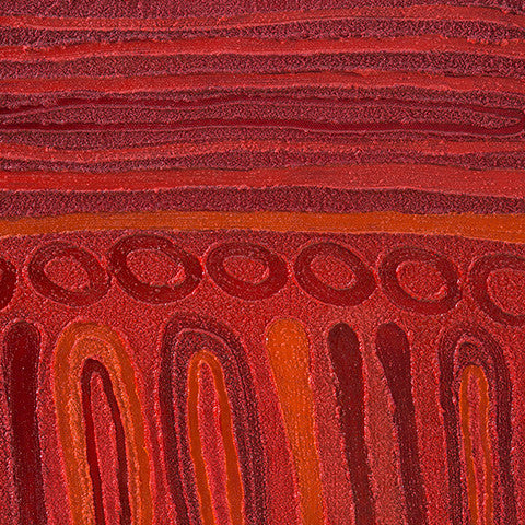 Canvas Print - Kopara Red Ochre - Saretta Art & Design