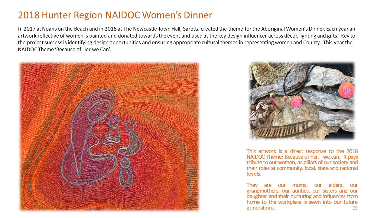 Canvas Print - Because of Her We Can - Saretta Art & Design