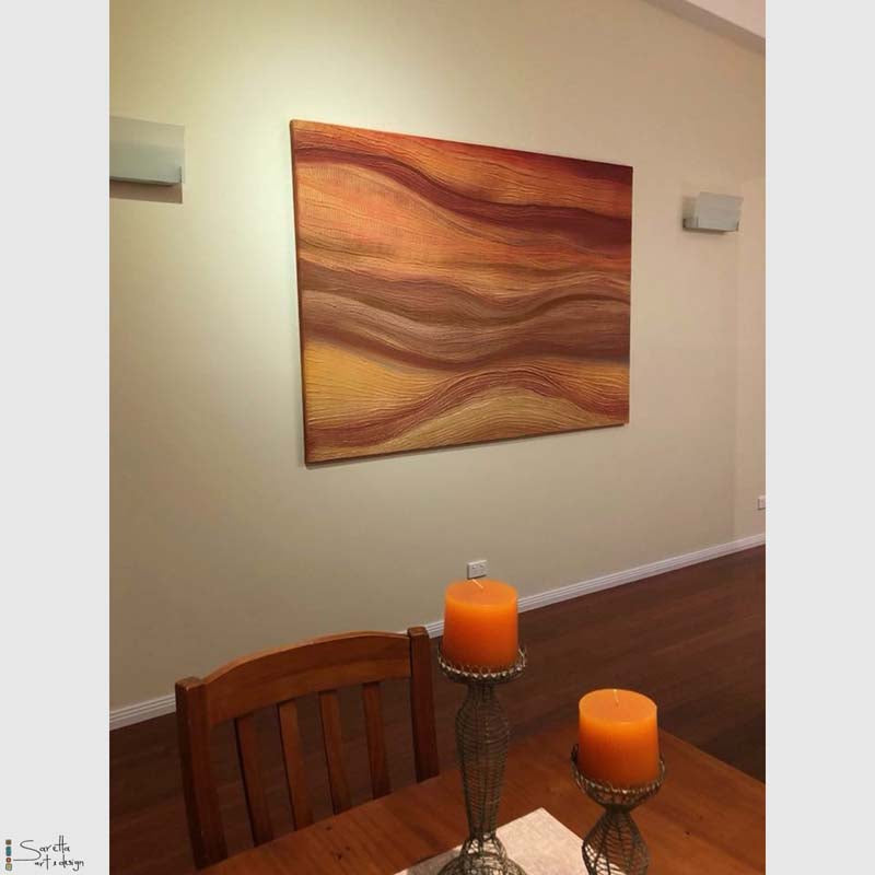 Puna Borii - Sand Songlines - Saretta Art & Design