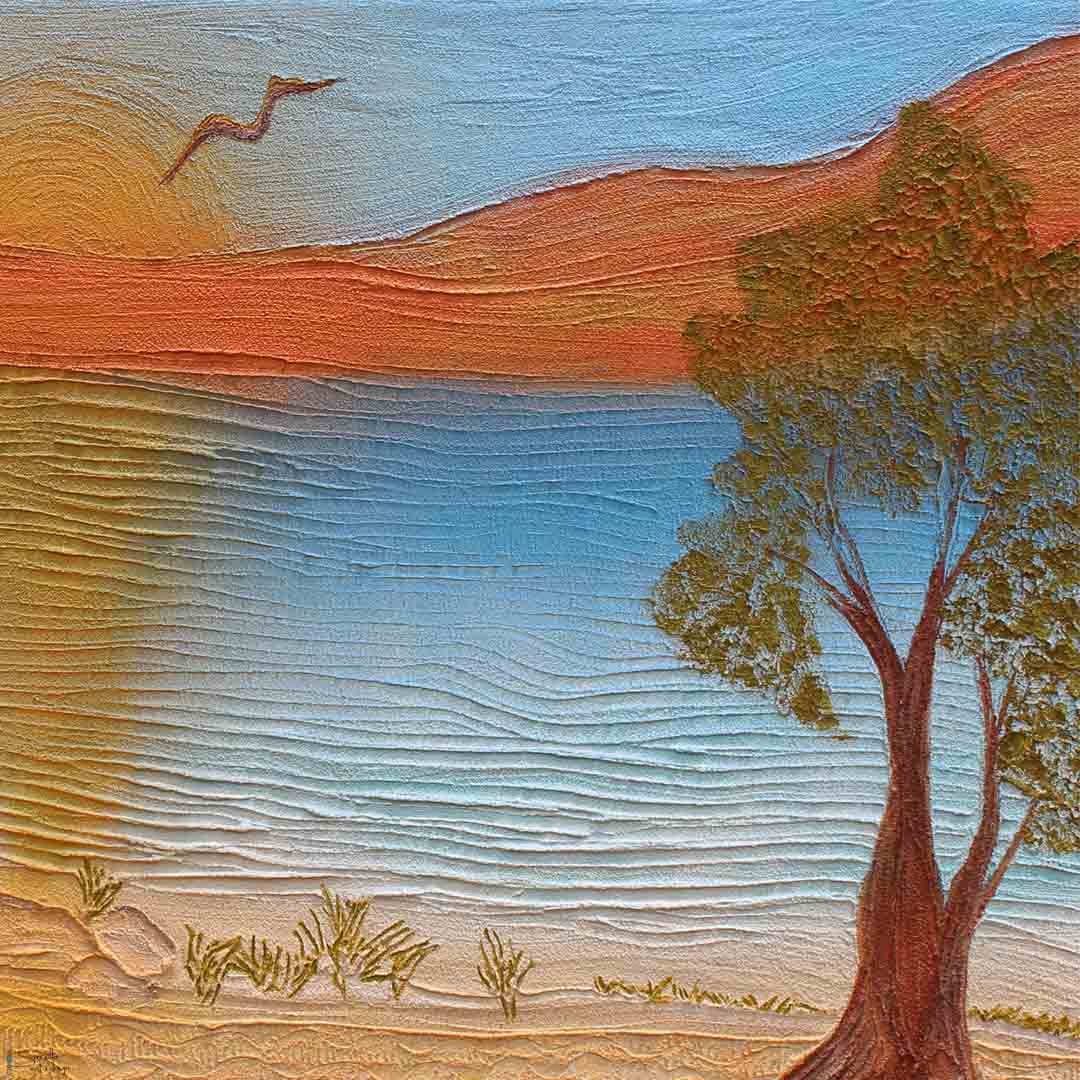 Kunta Nikinpa – Place of Lake Macquarie - Saretta Art & Design