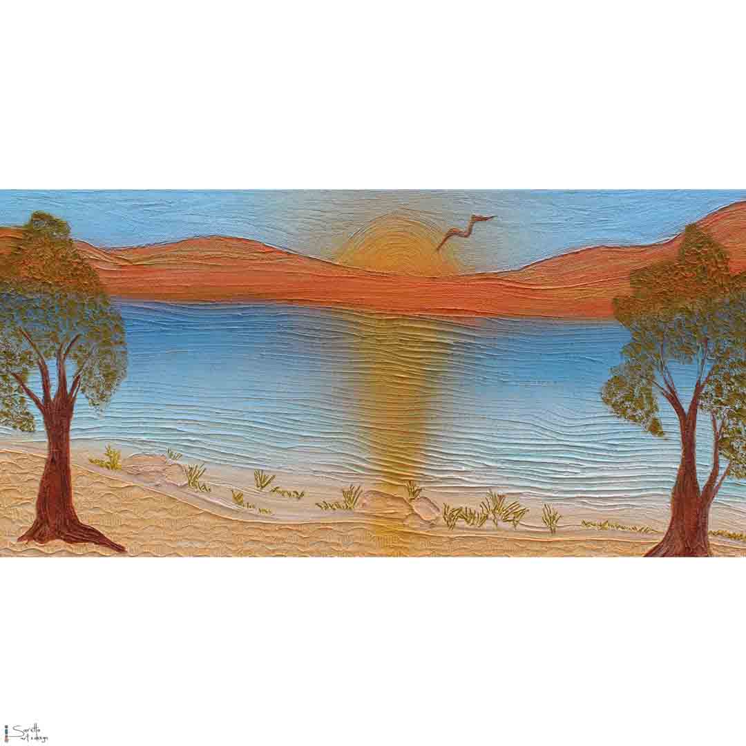 Kunta Nikinpa – Place of Lake Macquarie - Saretta Art & Design
