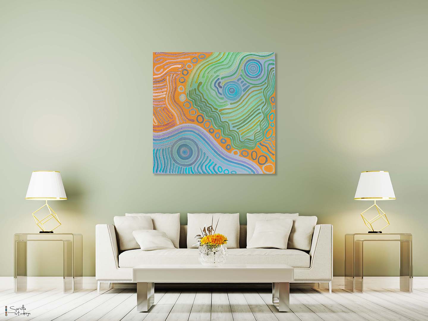 Ngeyran Parai - Saltwater Country - Saretta Art & Design