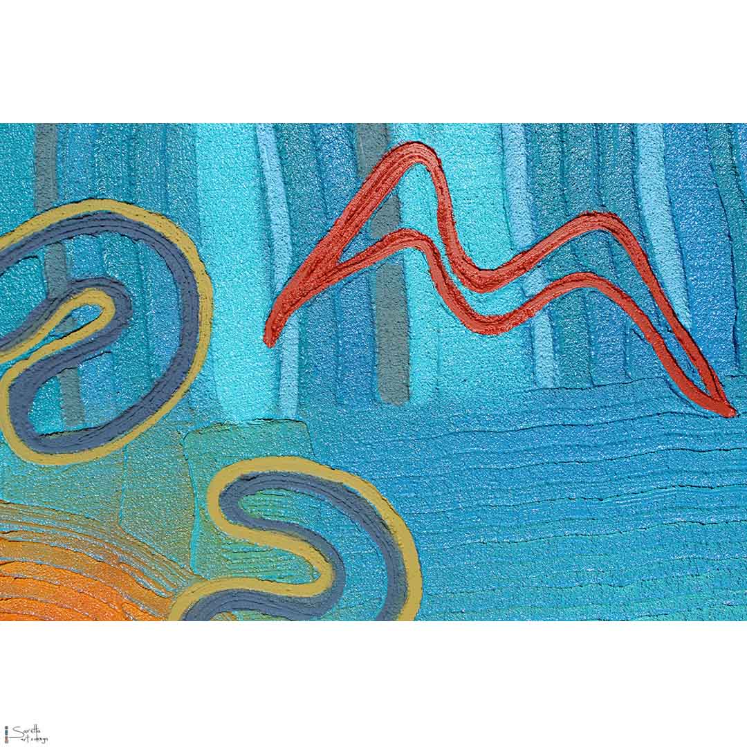 CAMHS Lake Macquarie, Woka Malang – Upward Together - Saretta Art & Design