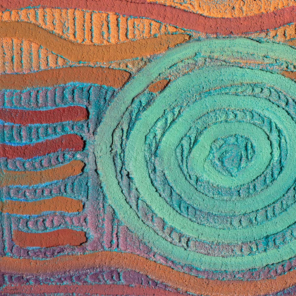 close up of Canvas Print - Yiritaba - Sacred Place by Saretta