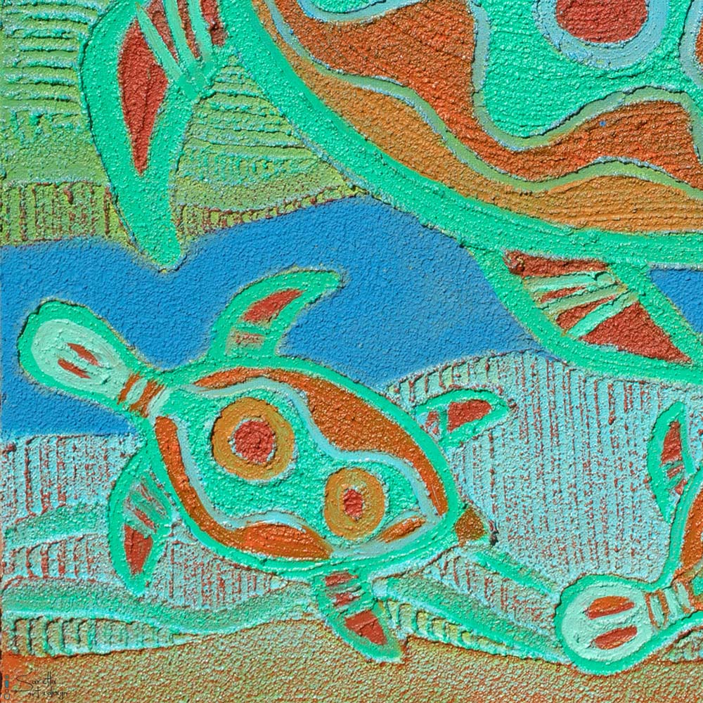 Yunung Turtle series 2 - Saretta Art & Design