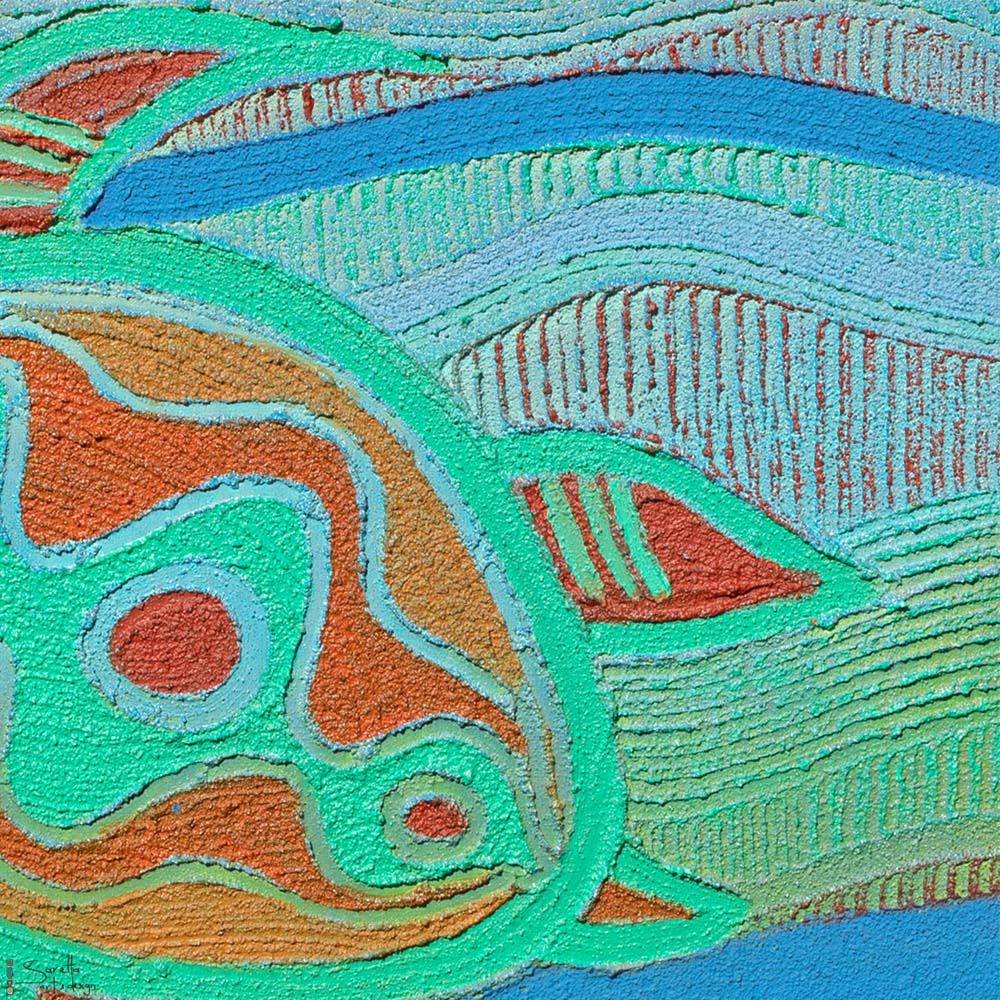 Yunung Turtle series 2 - Saretta Art & Design