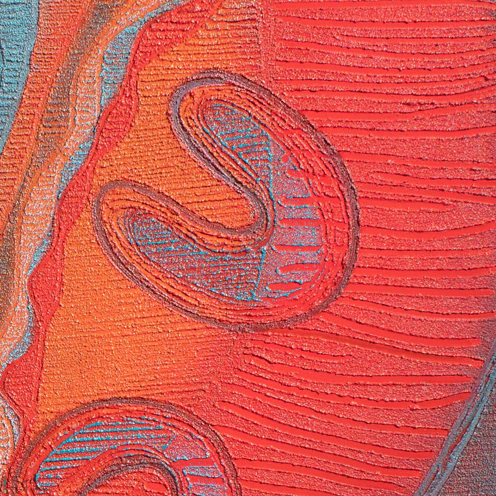 close up of Canvas Print - Saltwater and Freshwater Country by Saretta