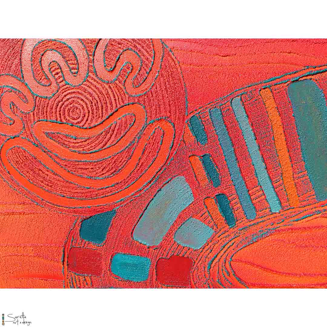 Systra Scott Lister, Uwaliko Mariyang Malang Moving Forward Together - Saretta Art & Design