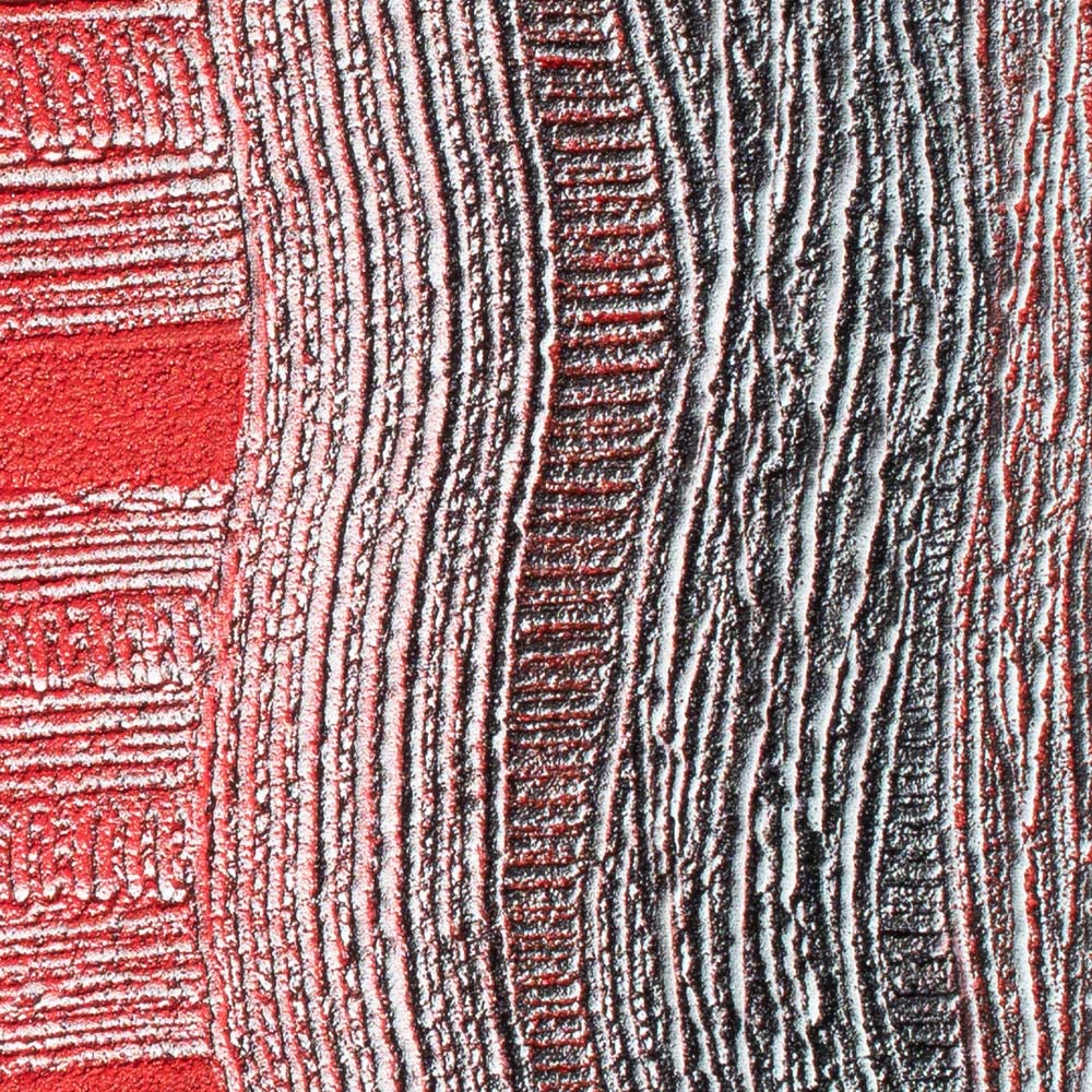 close up of Wolatiliko – Meet. Aboriginal artwork by Saretta