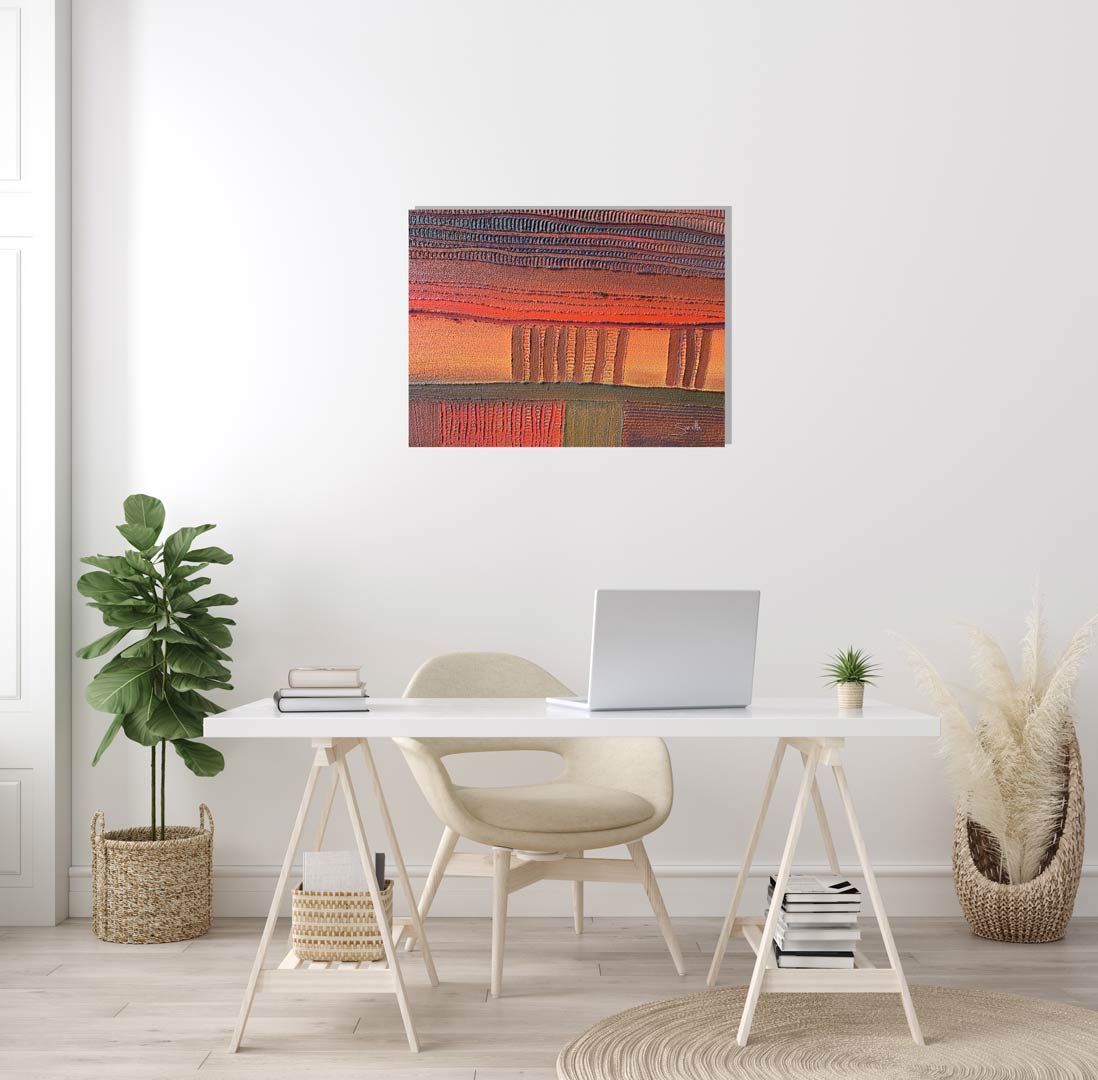 Canvas Print - Borii Parai - Songlines Country - Saretta Art & Design