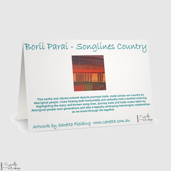 Greeting Card - Borii Parai - Saretta Art & Design