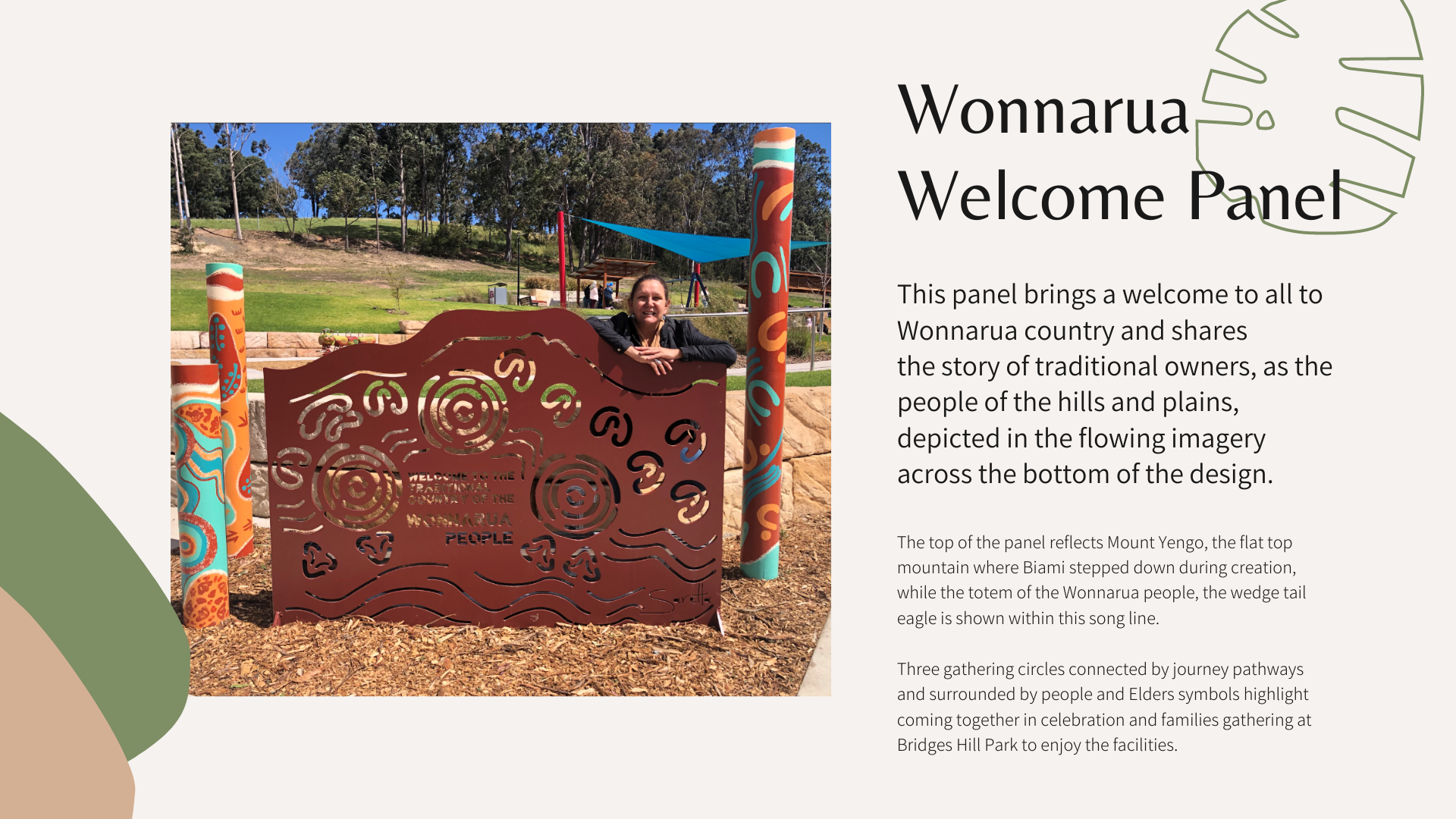 Bridges Hill Park Commission - Saretta Art & Design