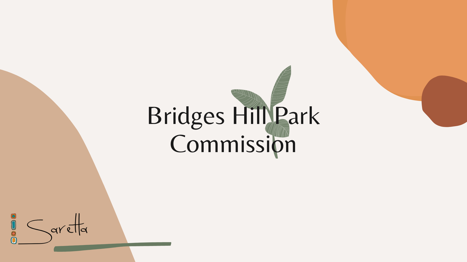 Bridges Hill Park Commission - Saretta Art & Design