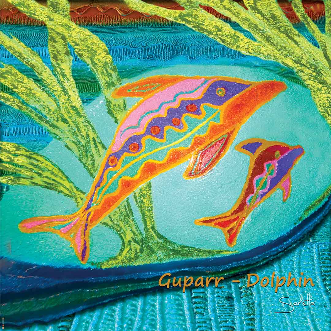 Canvas Print - Totem Guparr Dolphin - Saretta Art & Design