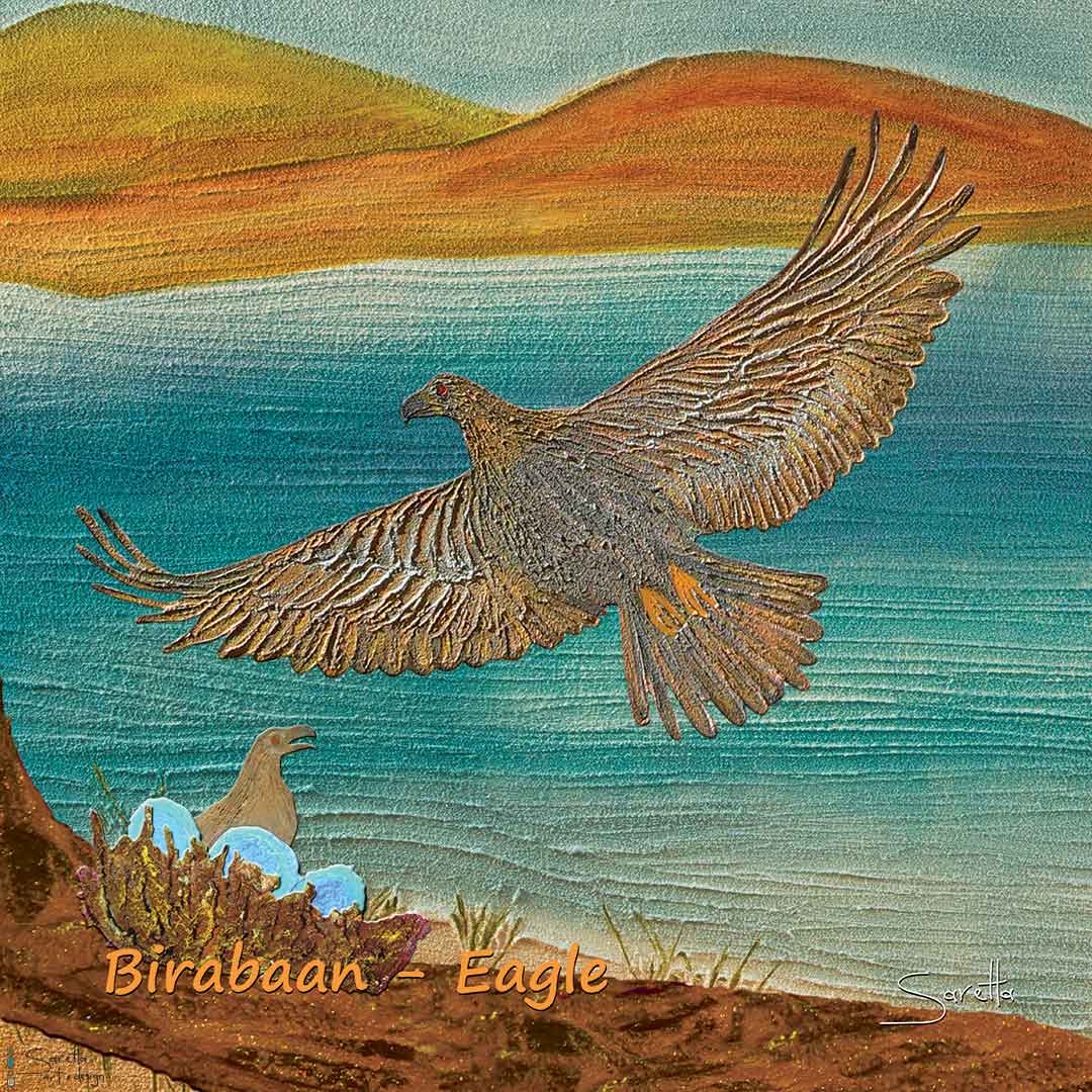 Cushion Cover - Totem Birabaan Eagle