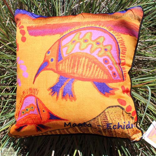 Cushion Cover - Totem Maata Echidna - Saretta Art & Design