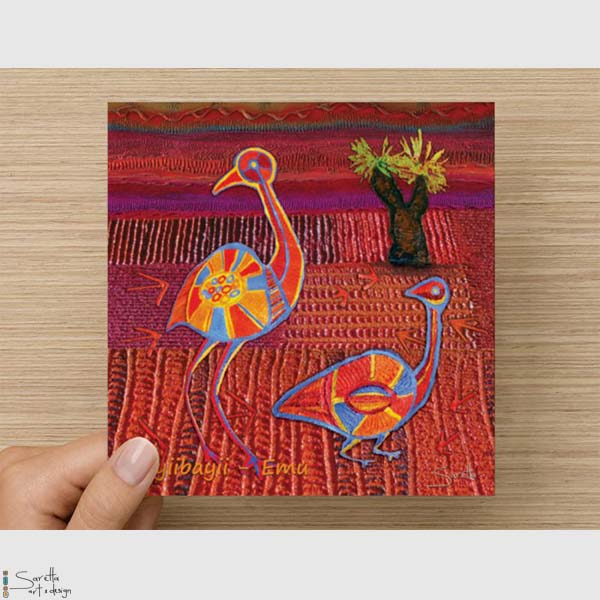 Greeting Card - Bayiibayii Emu