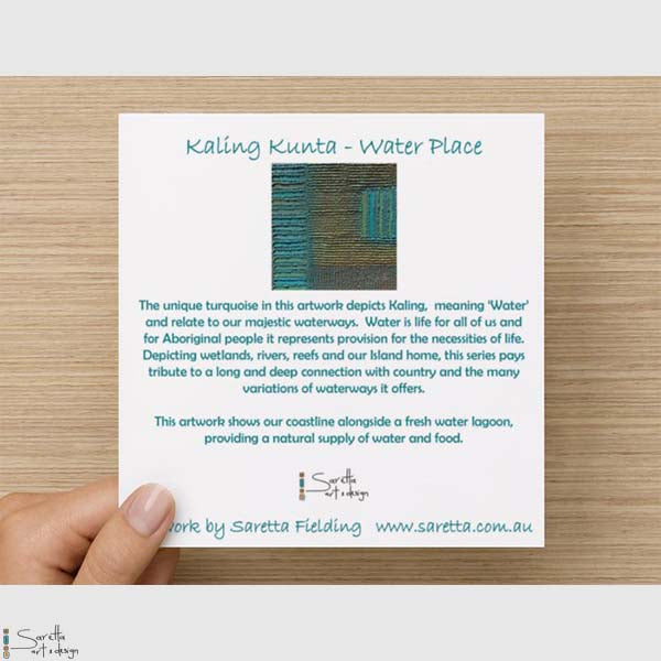 Greeting Card - Kaling Kunta - Saretta Art & Design