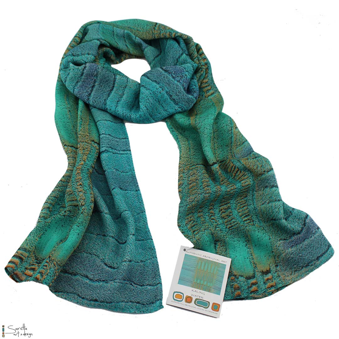 Kaling Silk Scarf - Saretta Art & Design