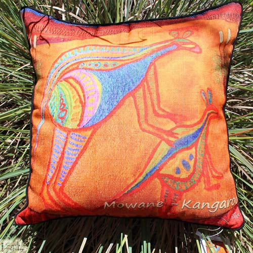 Cushion Cover - Totem Mowane Kangaroo - Saretta Art & Design