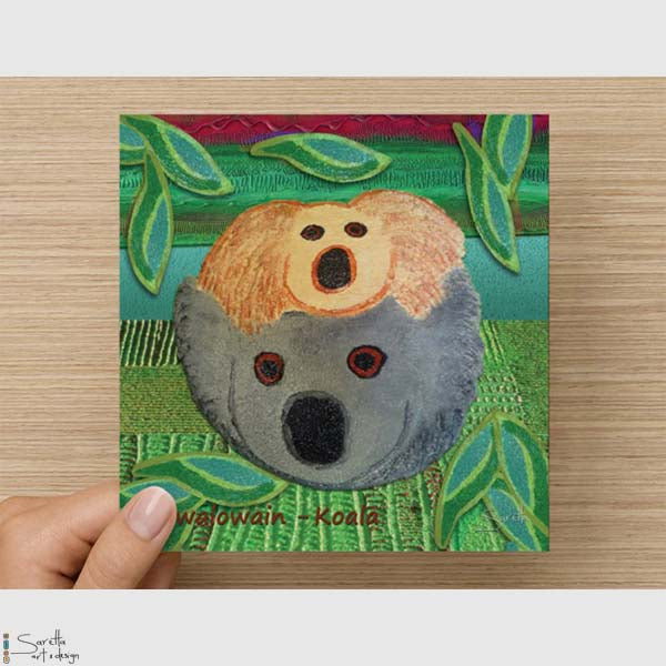 Greeting Card - Kowalowain Koala - Saretta Art & Design