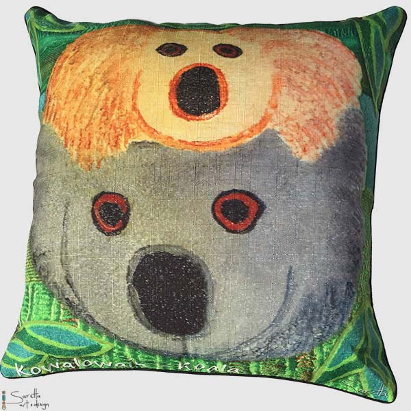 Cushion Cover - Totem Kowalowain Koala - Saretta Art & Design