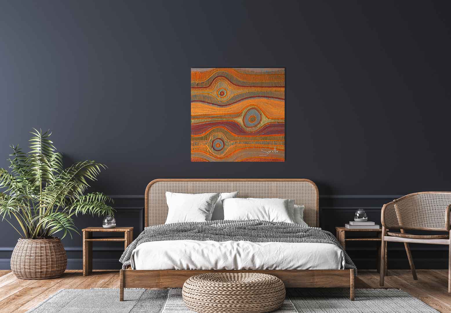 Canvas Print - Koyiyoong Campsite 4 - Saretta Art & Design