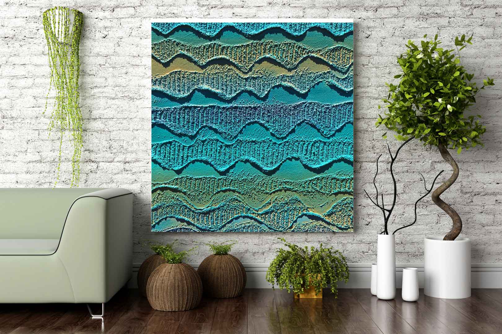 Canvas Print - Kaling Middens - Saretta Art & Design