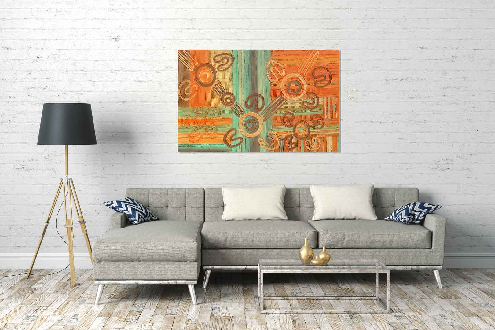 Canvas Print Tankaan - Mother - Saretta Art & Design