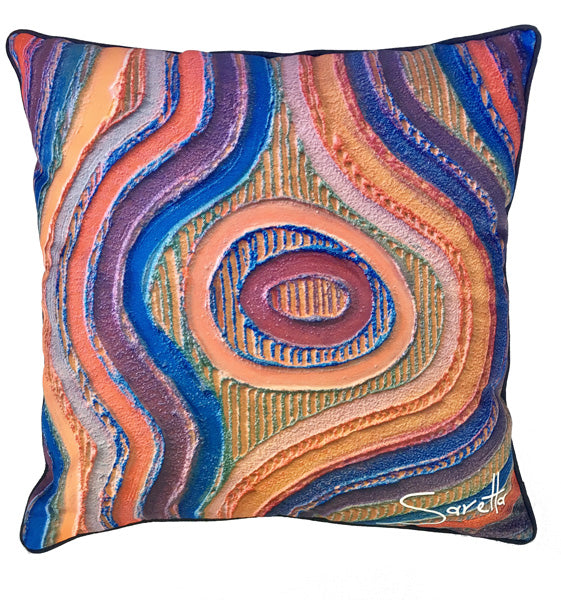 Cushion Cover - Ngurakaali - Saretta Art & Design