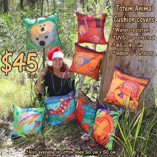 Cushion Cover - Totem Kowalowain Koala - Saretta Art & Design