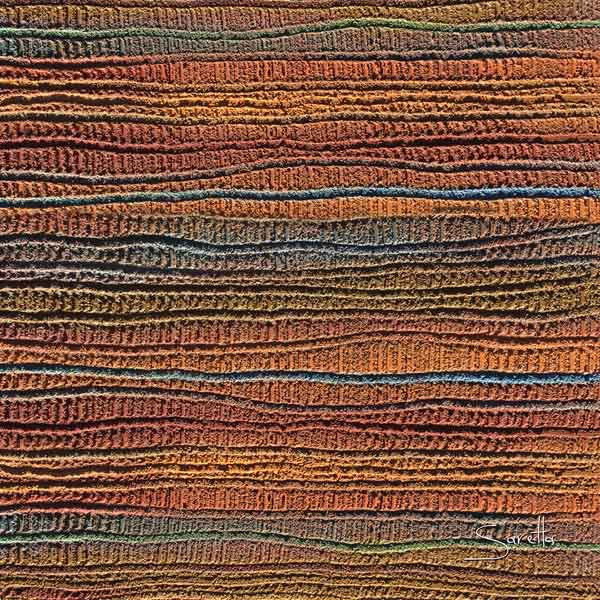 Cushion Cover - Timelines, 60 cm - Saretta Art & Design