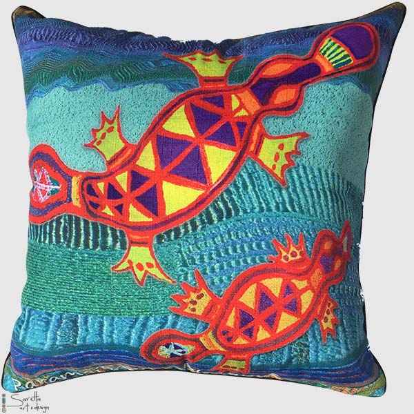 Cushion Cover - Totem Paramaibaan Platypus - Saretta Art & Design
