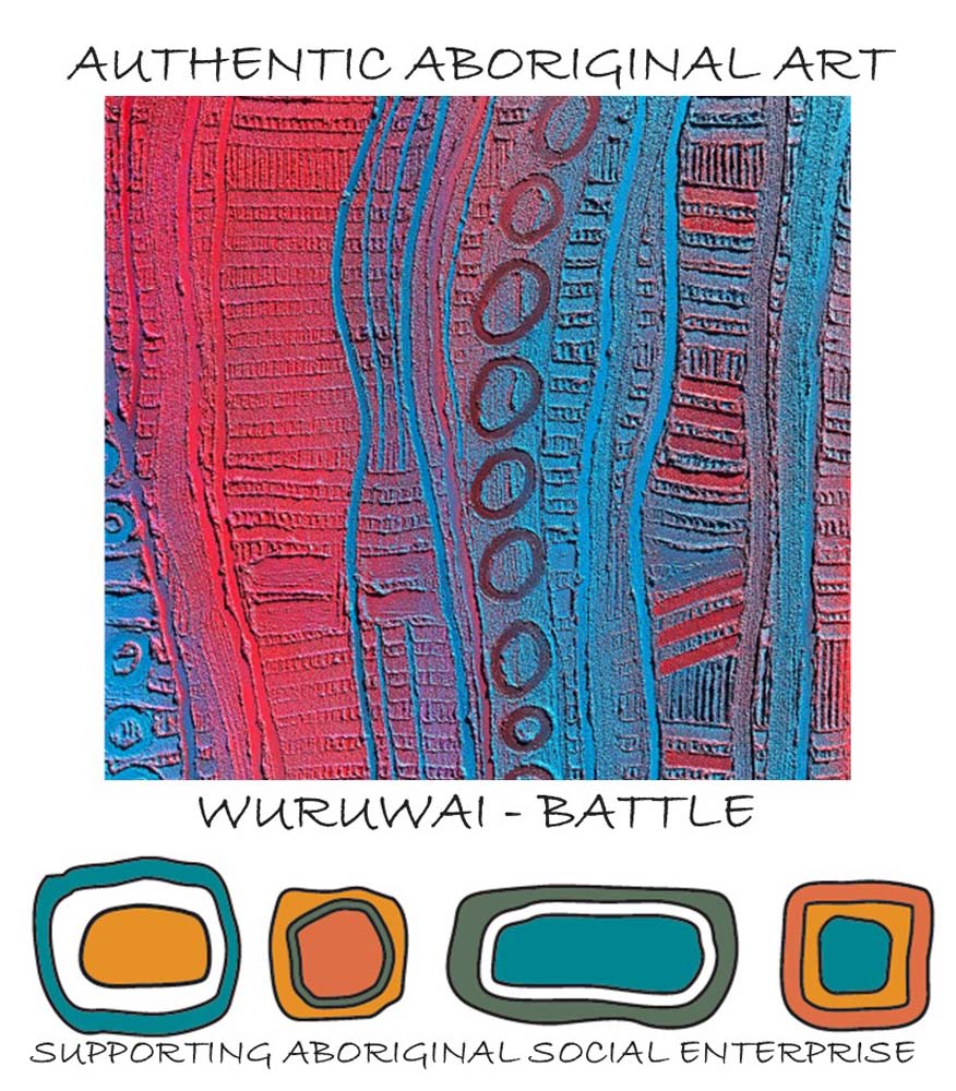 Men's Silk Ties - Wuruwai - Battle