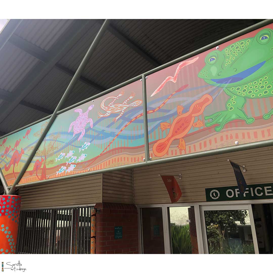 Bonnells Bay Public School - Tiddalick - Saretta Art & Design
